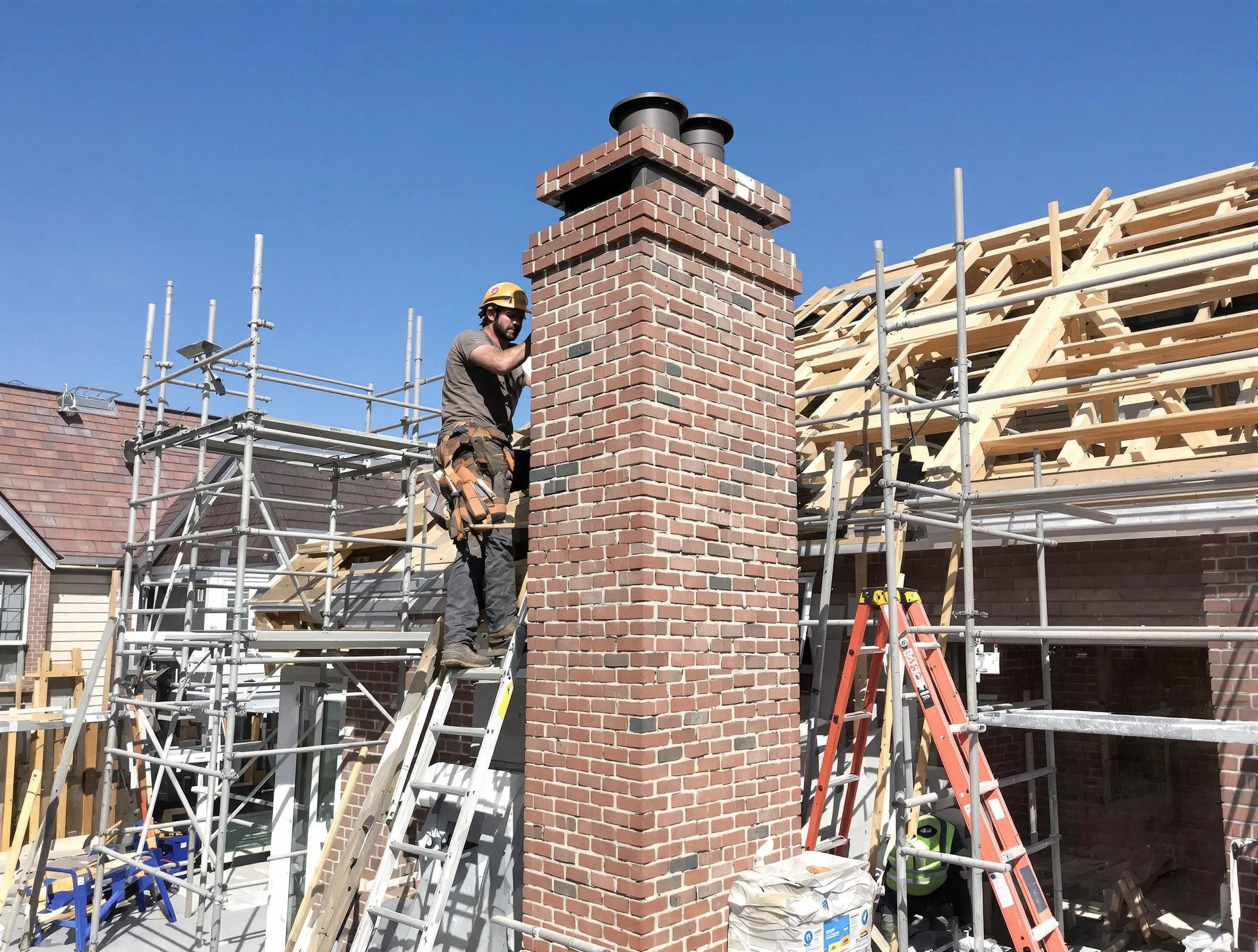 New chimney installation completed by Yukon Chimney Sweep in Yukon, OK